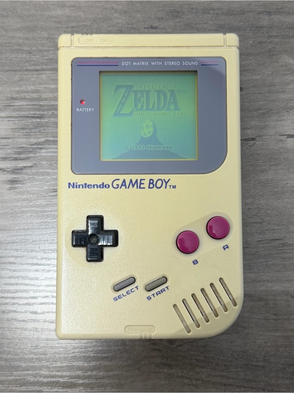 Original Nintendo GameBoy DMG-01 Handheld Console Tested Working Zelda NOT INCL*